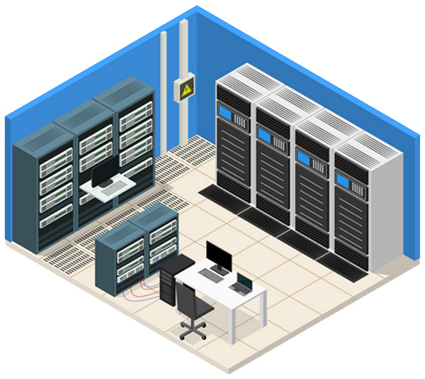 خدمات طراحی اتاق سرور (Server Room)